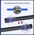 Suction cup fixation system with text indicating it's the sixth generation.
