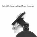 Adjustable phone holder with suction cup.