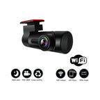 Car dashboard camera with WiFi and various features.
