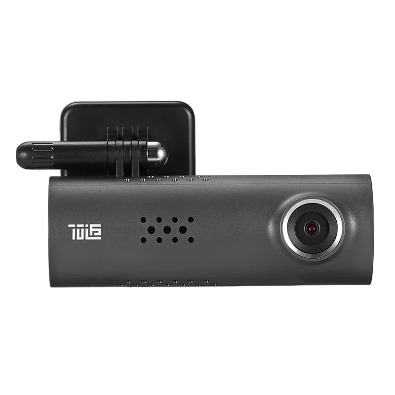 Black car dashboard camera.