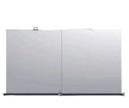 Whiteboard with a black frame.